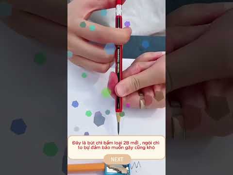 Bút chì bấm 2B ngòi to phần thứ n+1+1 - Văn phòng phẩm 861 - vppcute.vn