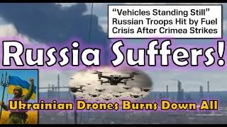 Ukrainian Drones Are Burning Down Everything!