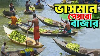 ভিমরুলি ভাসমান পেয়ারা বাজার। Vimruli Vasoman Peyara Bazar। Floating Market in BD। Barisal Vlog 2025