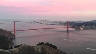 San Francisco Bay & Golden Gate Bridge Sunset -  iPhone 6 Time-lapse (UnEdited)
