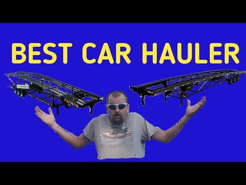 Best car hauling TRAILER. 3 or 5 car hauler. #hotshot...