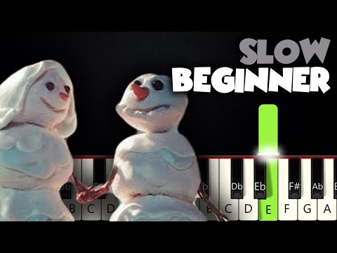 Snowman - Sia | SLOW BEGINNER PIANO TUTORIAL + SHEET MUSIC by Betacustic