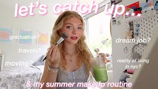 the reality of going to college in nyc.. ✧˖°. GRWM + my summer makeup routine q&a