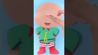 Baby John's Elf Costume! Easy Paper Puzzle for Toddlers!  #babyjohn #nurseryrhymes #elf