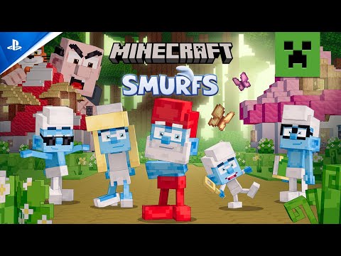 Minecraft - Smurfs DLC Trailer | PS5 & PS4 Games