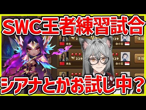 【サマナ】SWC王者どうしが謎の練習試合をいっぱいしてるのでのぞき見しよう【サマナーズウォー】