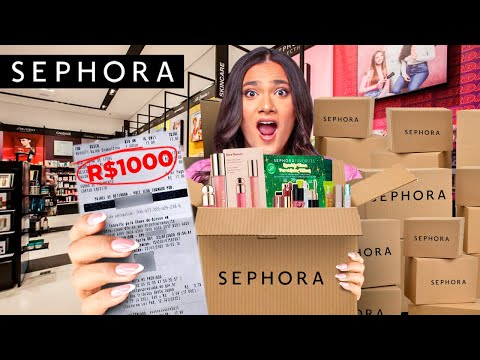 GASTEI TODO O DINHEIRO DA RAFAELLA BALTAR COM MAQUIAGENS NA SEPHORA