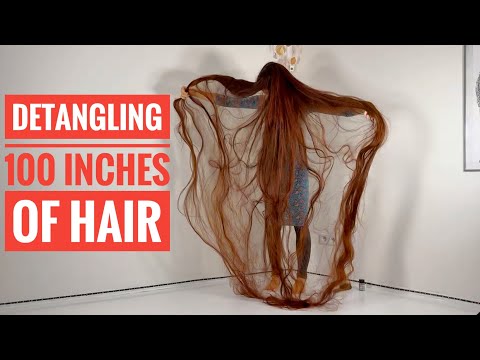 Detangling long hair after washing (SELLFY & PATREON preview)