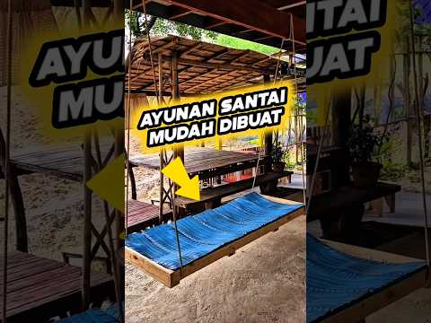DIY Ayunan Santai dari Barang Bekas, hasilnya Mewah 🔧🌿(IG: kuashas_crafts)#halunik #idekreatif