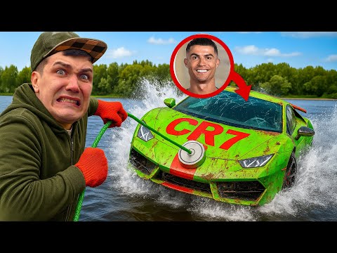 Found Ronaldo’s Lamborghini Underwater While Magnet Fishing!