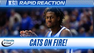 Kam Williams' 8 Threes Lead Kentucky to 99-85 win over Bellarmine | Rapid Reaction