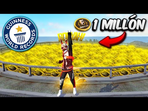 JUNTAMOS 1 MILLON DE MONEDAS en FREE FIRE! 😱 *record mundial* MOMENTOS GRACIOSOS FREE FIRE