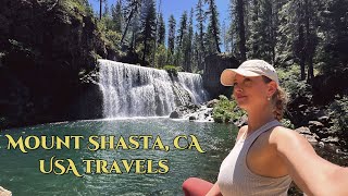Mount Shasta,CA for the first time. USA travels. #travel #vlog