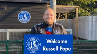 Welcome Russell Pope: the first words from our new first team manager 