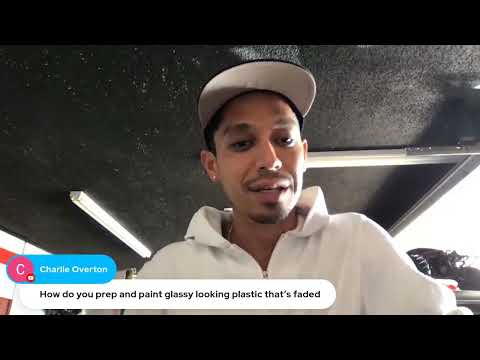 How to PAINT Plastic For A Glossy Finish - More Autobody Q&A