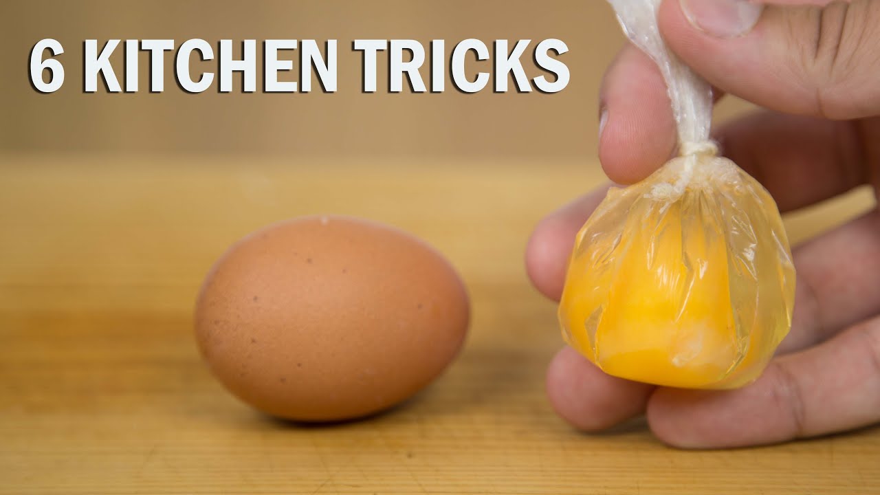 6 Kitchen Tricks - Food Hacks