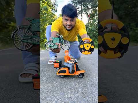 Deko Swiggy wala RC scooter and Cycle unboxing