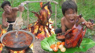 How to Cook Duck Eat Delicious By Primitive