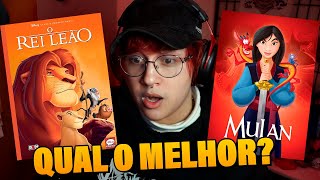 SCOTT FAZENDO TIERLIST DE MELHOR FILME DA DISNEY!