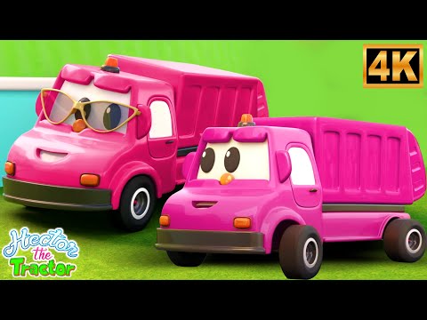 Five Little Garbage Trucks, Boo Boo Song + Nursery Rhymes and Baby Songs by Hector the Tractor