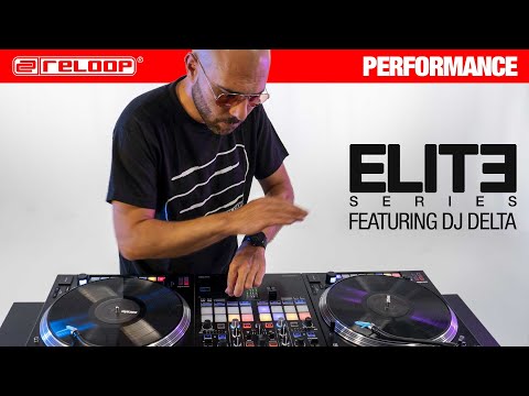 DJ Delta shows crazy skills in his performance on Reloop ELITE Serato mixer & RP-8000 MK2 turntables