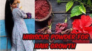 Hibiscus Hair Mask for Thick and Black Hair 😊Get Soft and shiny hair