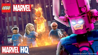💥 Les Quatre Fantastiques sauvent la ville de Galactus ! | LEGO Marvel Avengers | Marvel HQ France