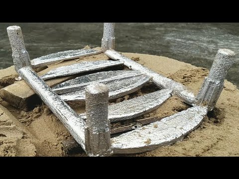 Art craft ideas || صهرالمعادن صب المنيم نحاس حدید صناعات صب - work of zon