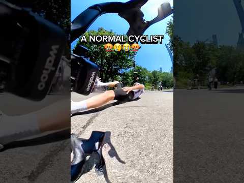 Normal cyclist VS MTB RIDER☠️🔥
