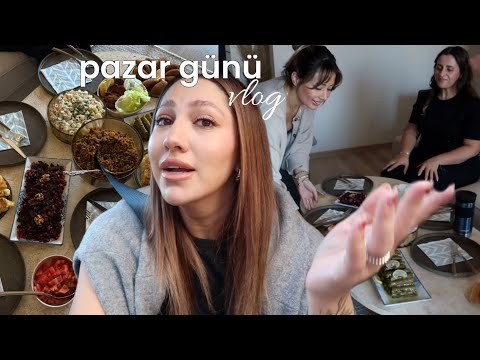 yine bir pazar günü🫖| çay saati & gün masası konseptli kız kıza buluşma