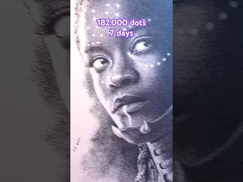 Art dot challenge #dotsdrawing #dotart #drawingchallenge