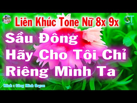 Liên Khúc Karaoke Sầu Đông – Hãy Cho Tôi – Chỉ Riêng Mình Ta – Nhạc Sống 8x 9x Tone Nữ