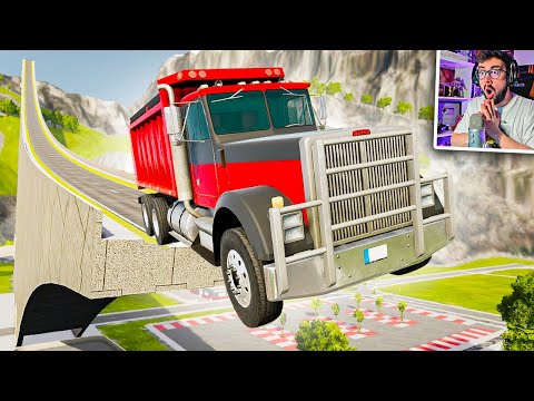 ACCIDENTES BRUTALES EN SALTOS 💥 | BeamNG Drive