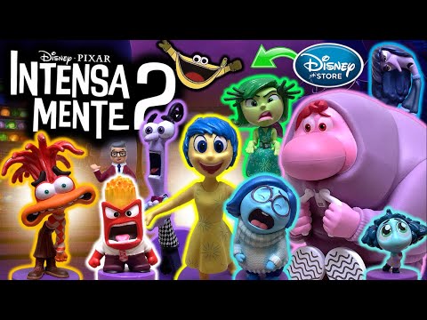 INTENSAMENTE 2 - Set de 9 Figuras de Colecci贸n "Deluxe" | Disney Store - TOY SHOTS (2024) PIXAR