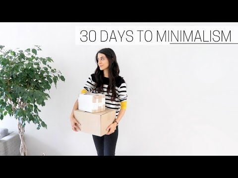 30 DAYS TO MINIMALISM » + printable guide
