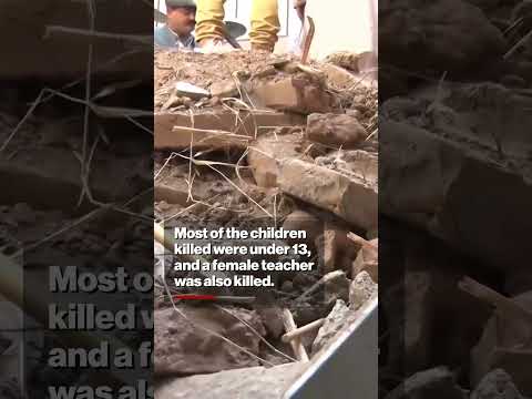 School Roof Collapse Leaves 34 Students and a Teacher Dead in Pakistan #shorts