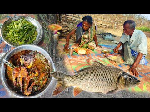 FISH with ONION Leaves Curry Recipe |Fish Recipe  Village Style |Village Food