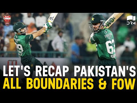 Let's Recap Pakistan's All Boundaries & FOW | Pakistan vs Bangladesh | 3rd T20I 2025 | PCB | M3P1K