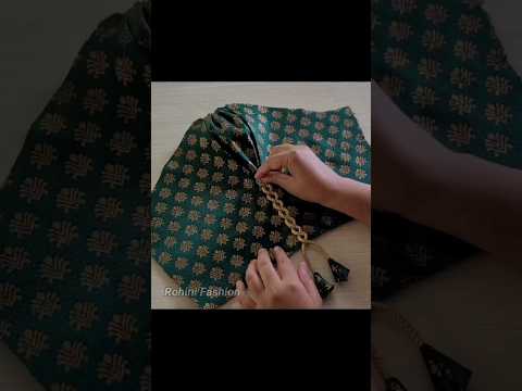 Beautiful designer puff sleeve design cutting and stitching #shorts #shortsvideo #rohinifashion