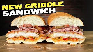 New EASY and AWESOME Griddle Sandwich - Italian Chicken Cutlet Sandwich