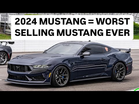 FLOP!? Why 2024 Mustang is WORST Selling Mustang Ever!