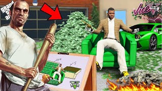 Franklin Uses Magical Painting To Become The Most Richest Person In Gta 5