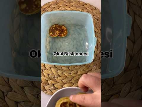 Yeni okul beslenmesi videosu geldi 😊#okulbeslenmesi #beslenmeçantası #taşımalıktarifler
