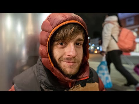 Homeless Youth Sleeping Rough in London after Mother Died