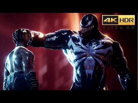 Venom vs Kraven The Hunter Fight Scene (2024) 4K ULTRA HD