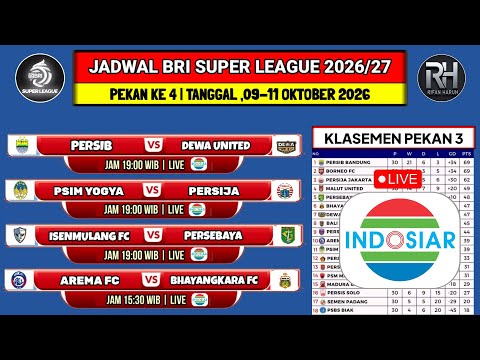 Jadwal Liga 1 Hari ini~Persib vs Dewa <strong>United</strong>~Siaran Langsung Bri <strong>Super</strong> League 2026 Pekan 4~Live