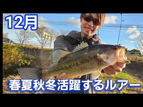 【Vlog】冬でも釣れる最強ルアー！春夏秋冬全部カバーしてくれます【冬バス釣り】【福岡バス釣り】【溜め池】【長峡川】【ボトムアップ】【ブレーバーⅡ】【12月】【冬バス釣り】【野池】