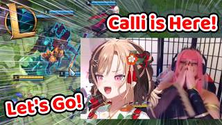 Gigi Finally playing League of Legend with Calli on Stream! (Hololive)