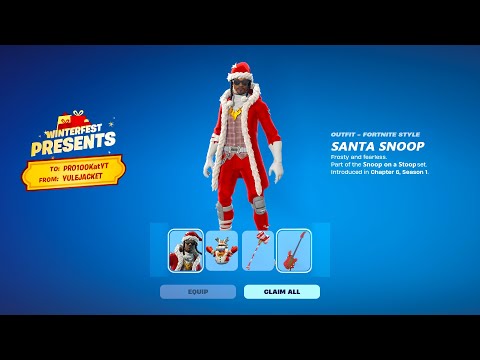 All 14 Winterfest Cabin PRESENTS Opened! (Santa Snoop Dogg Bundle Set & More)