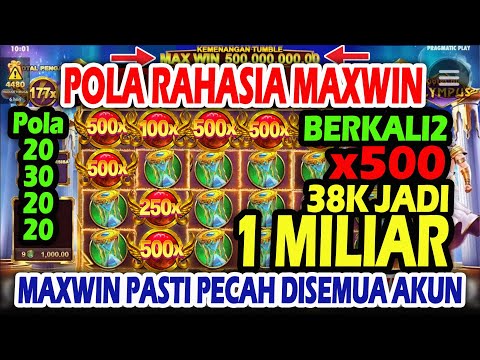 RAHASIA M4XWIN 38K JADI 1 MILIAR‼️POLA GACOR OLYMPUS HARI INI ✅ SLOT GACOR HARI INI ‼️LIVE SLOT